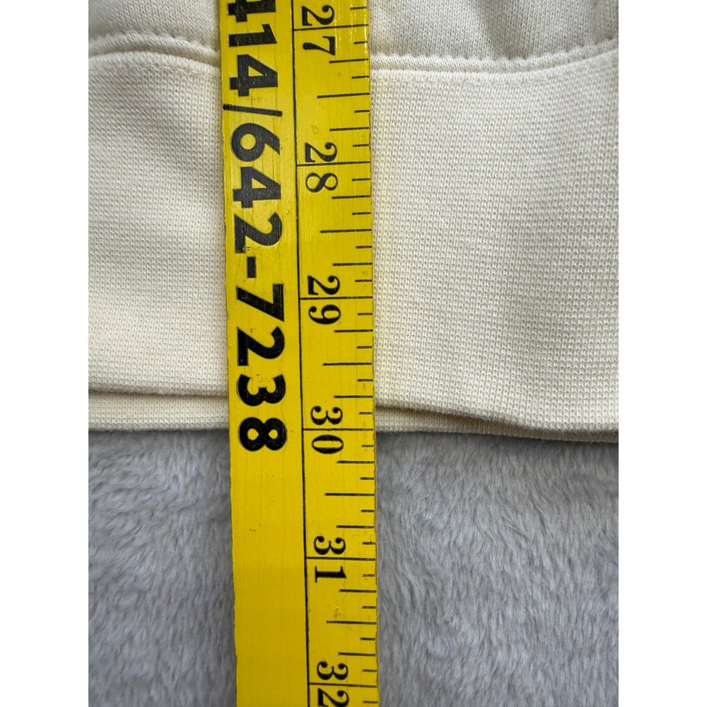 Stance Hoodie Unisex Medium Pullover Cream Heavyweight Streetwear Leisurewear - Picture 6 of 7